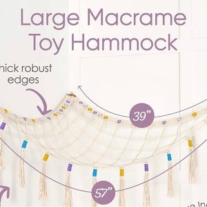 Macrame Toy Hammock